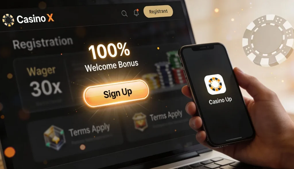 Бонус за регистрацию в Casino X: условия, вейджер